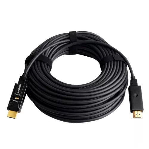 Dtech Detachable Connector Fibre Cable, 10.0m, HDMI, V2.0, 4K resolution - HF0310