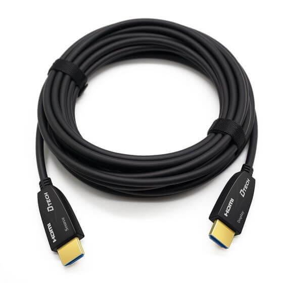 Dtech Fibre Cable, 10.0m, HDMI, V2.0, 4K resolution - HF2010