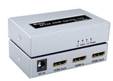 Dtech Splitter, HDMI, 2 Port, 4K @30HZ - 7142A