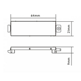 Vision Cable Termination System V3, Blank Module - 3446572