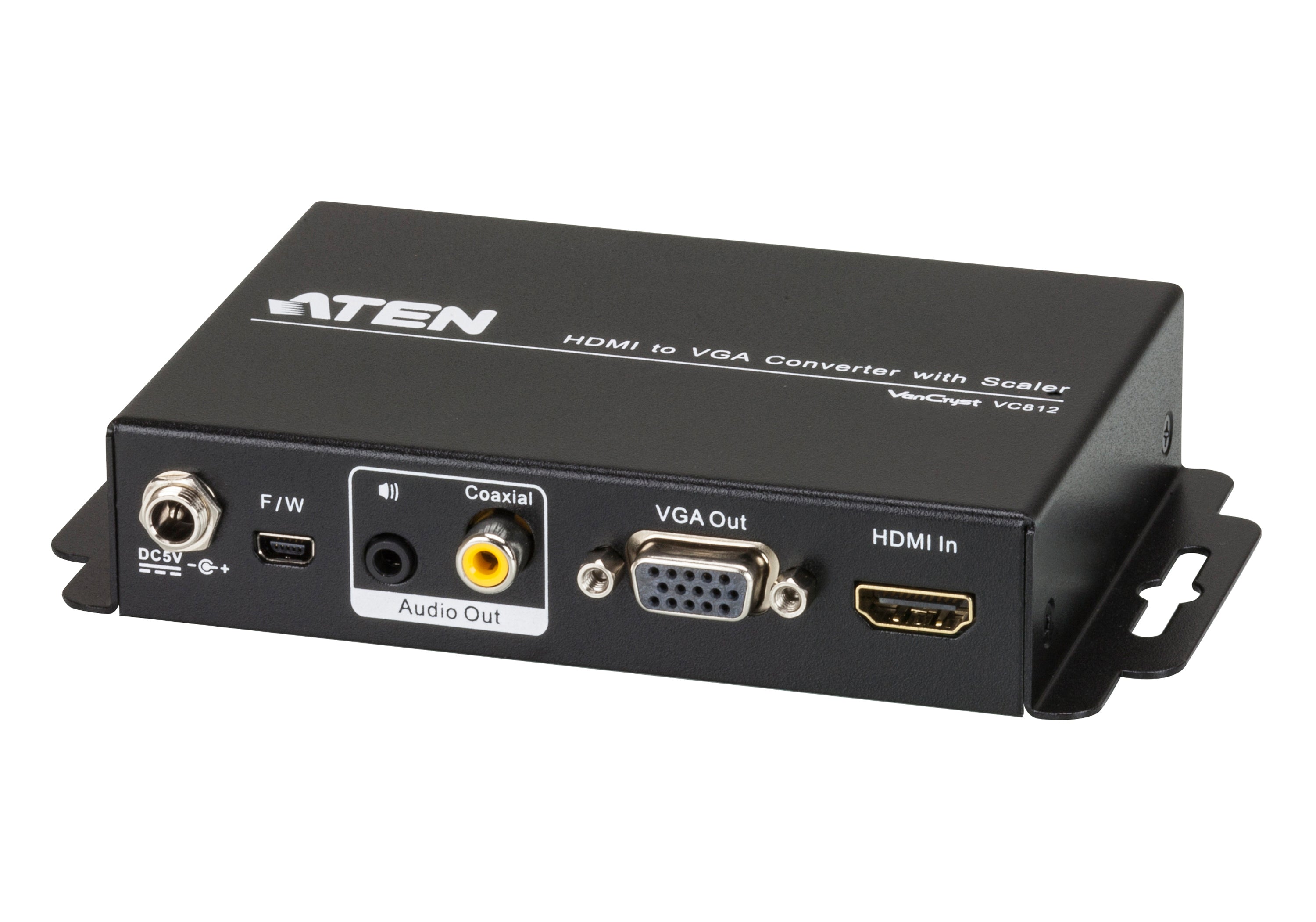 Aten Converter, HDMI to VGA with Audio and Scaler- VC812