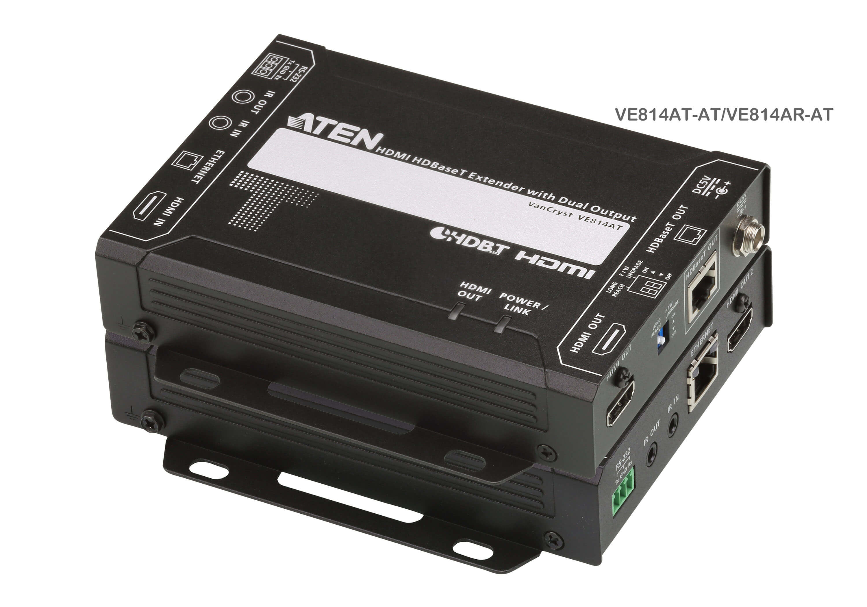 Aten Extender, HDMI, HDBaseT, Transmitter and Receiver with Dual Output - VE814A